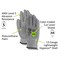 Magid Cut-Resistant Coated Gloves, Cut Level A4 , Polyurethane 1 PR GPD452-12 - alternate 6